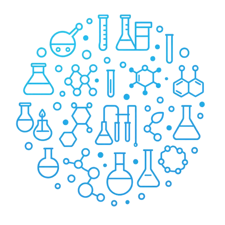 Pharmaceutical manufacturing, specialty chemical sourcing, and laboratory research illustration for Sigmak Lifesciences